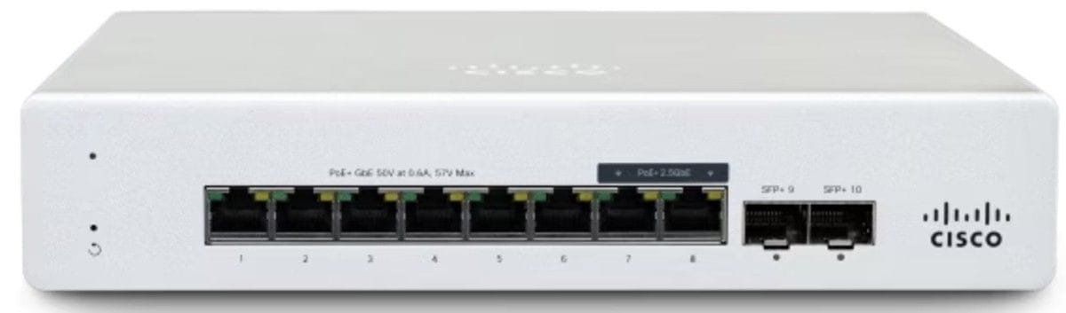 Cisco Meraki MS130-8P-HW Switch: Cloud-Managed 8-Port PoE