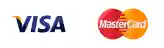 Supported Payments - Visa, MasterCard, Discover, American Express