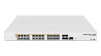 MikroTik CRS328-24P-4S+RM Managed PoE Switch