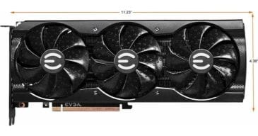 EVGA GeForce RTX 3070 Ti XC3 Ultra Gaming 8GB GDDR6X Graphics Card (08G-P5-3785-KL)
