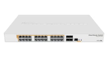 MikroTik CRS328-24P-4S+RM Managed PoE Switch