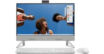 Dell 13th Gen i7-1355U 1.7 GHZ 16GB, 512 SSD Intel Iris Xe Graphics 23.8" FHD Touch Windows 11 Home All-in-One Desktop (5420-1256)