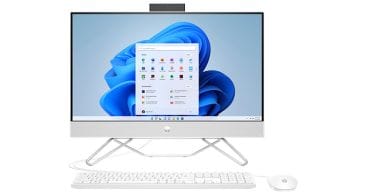 HP AIO 24-CB1008NE i5-1235U 12th Gen 8GB RAM, 512GB SSD NVIDIA GeForce MX450 23.8" FHD IPS TouchScreen Win 11 Home All-in-One Desktop (6J7F2EA)