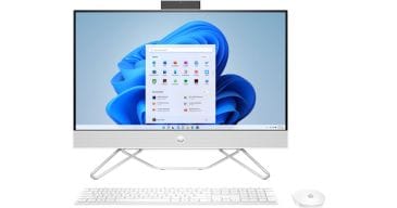 HP 24-CB1032D Intel Core i7-1255U 12th Gen 16GB RAM, 1TB HDD 23.8" FHD Touchscreen Windows 11 Home All-in-One Desktop (8Q3M2PA)