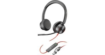 Poly Blackwire 8225 Stereo USB-C UC Wired Headset (8X223AA)
