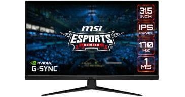 MSI G321Q 31.5" WQHD IPS 170Hz Gaming Monitor (9S6-3DB91A-032)