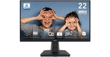 MSI Pro MP225 21.5" FHD IPS 100Hz Monitor (9S6-3PC6CM-007)