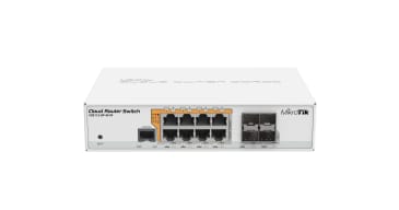 MikroTik CRS112-8P-4S-IN: 8-Port Gigabit PoE Switch with SFP Ports