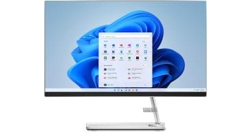 Lenovo AMD Ryzen 7 7730U 2.0 GHZ 16GB, 512 SSD AMD Radeon Graphics 23.8" FHD Windows 11 Home All-in-One Desktop (F0G100TCAX)