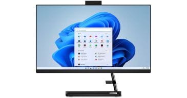 Lenovo 12th Gen Intel Core i5-12450H 2.0 GHZ 8GB, 512GB SSD 2GB NVIDIA GeForce MX550 23.8" FHD Touch Windows 11 Home All-in-One Desktop (F0GH00VYAX)