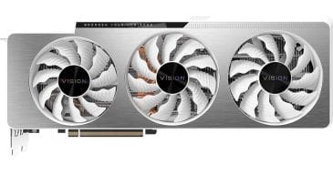 GIGABYTE GeForce RTX 3090 Vision OC 24G 24GB GDDR6X Graphics Card (GV-N3090VISIONOC-24GD)