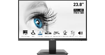MSI Pro MP243X 23.8" FHD IPS 100Hz Gaming Monitor (MP243X - 9S6-3PB5CH-093)