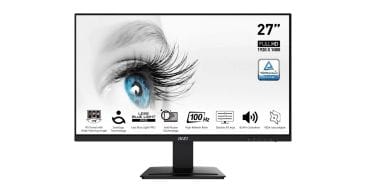 MSI Pro MP273A 27" FHD IPS 100Hz Gaming Monitor (MP273A-9S6-3PB4CH-070)