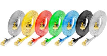 Slim CAT6A-U/FTP Flat Design Patch Cords
