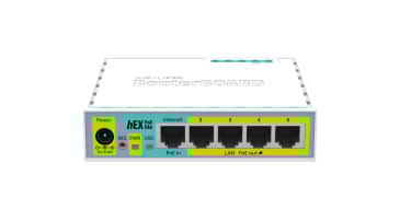 MikroTik RB750UPr2 (hEX PoE Lite) Router with PoE Support