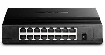 TP-Link TL-SF1016D 16 Port Unmanaged PoE Switch