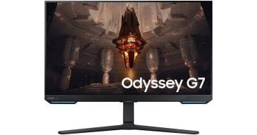 Samsung Odyssey G7 32" 4K UHD 144Hz IPS Gaming Monitor, 1ms(GTG) Response Time,HDR10+ Gaming, USB Hub 3.0, Black