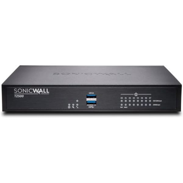 SonicWall TZ500 Standard 8x5 Support 1 Year Network Security Firewall (1-SSC-425) main product photo