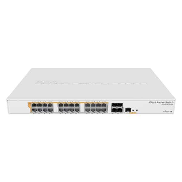 MikroTik CRS328-24P-4S+RM Managed PoE Switch main product photo