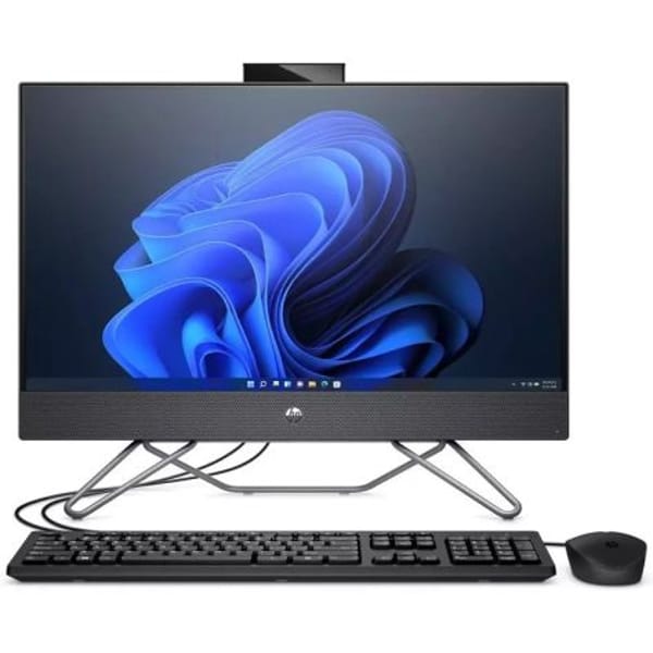 HP 12th Gen Intel Core i5-1235U 1.3 GHZ 8GB, 512 SSD 2GB NVIDIA GeForce MX450 23.8" FHD Touch Windows 11 Home All-in-One Desktop (6J7F3EA#ABV) main product photo