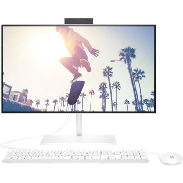 HP 24-CB1021NH Intel Core i5-1235G7 12th Gen 8GB RAM, 256GB SSD 23.8" FHD Intel Iris Xe Graphics DOS All-in-One Desktop (6P0E3EA) main product photo