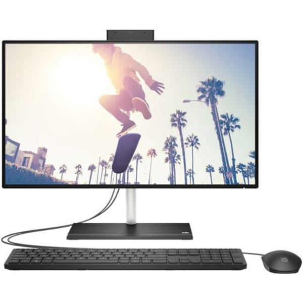 HP 24-CB1022NH Intel Core i5-1235G7 12th Gen 8GB RAM, 256GB SSD 23.8" FHD Intel Iris Xe Graphics DOS All-in-One Desktop (6P0E4EA) main product photo