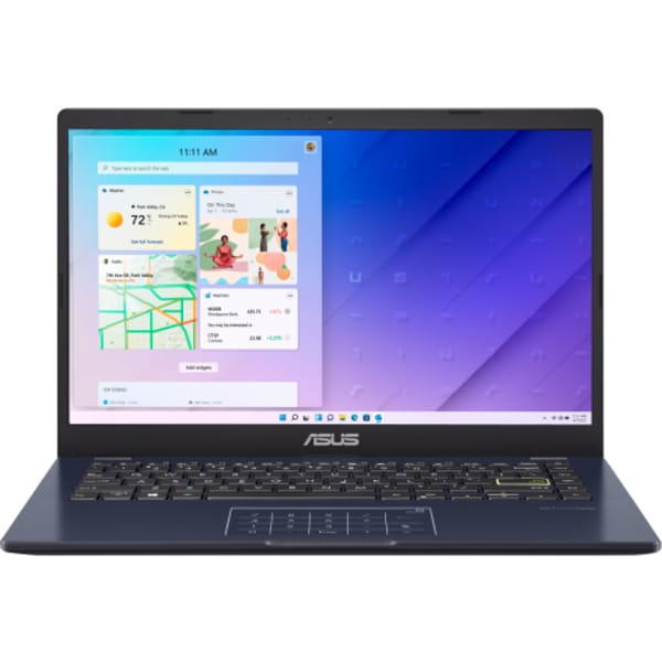 ASUS E410MA-BV1248WS Intel Celeron N4020 1.1 GHZ 4GB RAM 128GB SSD Intel HD Graphics 14" HD Win11 Home Laptop (90NB0Q11-M42470) main product photo