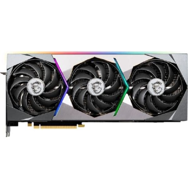 MSI GeForce RTX 3080 Suprim X 12GB GDDR6X LHR Graphics Card (912-V389-408) main product photo