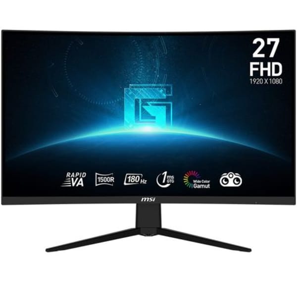MSI G27C3F 27" FHD VA 180Hz Curved Gaming Monitor (9S6-3CD01H-018) main product photo