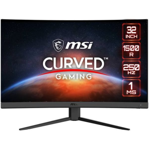 MSI G32C4X 32" FHD VA 250Hz Curved Gaming Monitor (9S6-3DA61T-043) main product photo