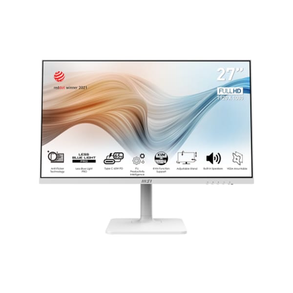 MSI Modern MD272XP 27" QHD IPS 100Hz Monitor (9S6-3PB19H-077) main product photo