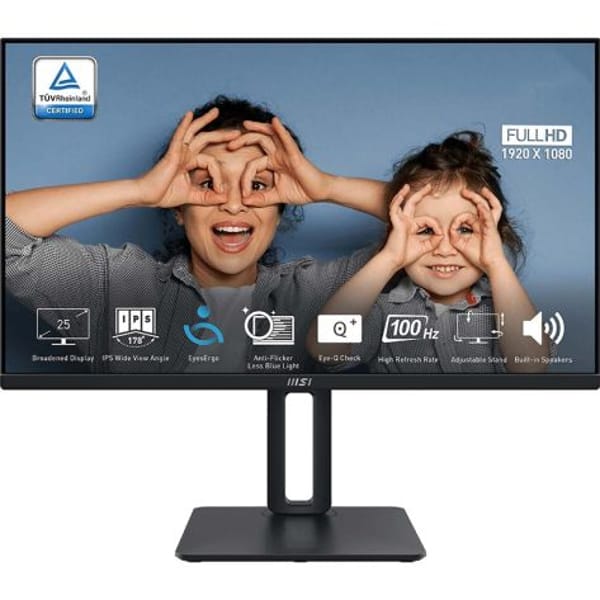 MSI Pro MP251P 24.5" FHD IPS 100Hz Monitor (9S6-3PC29M-016) main product photo