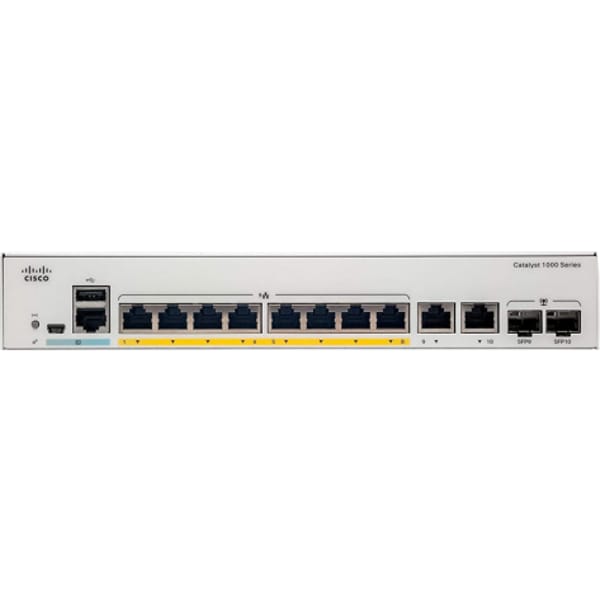 Cisco Catalyst C1000-8FP-E-2G-L Switch main product photo