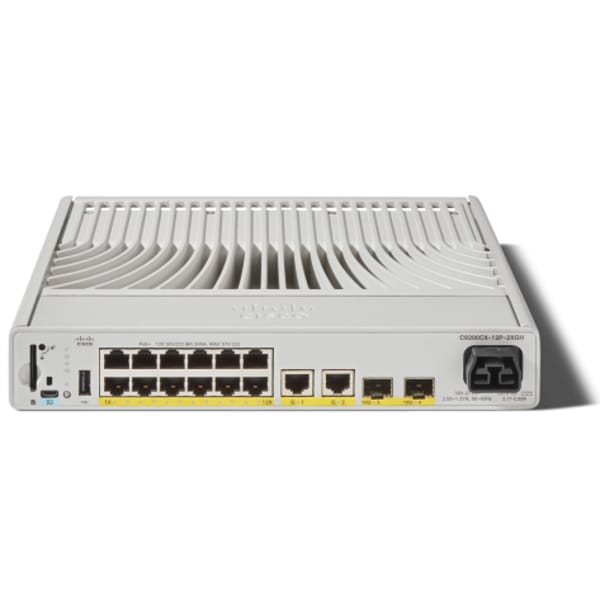 Cisco Catalyst C9200CX-12P-2X2G-E Switch main product photo