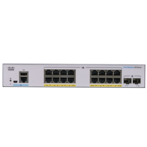 Cisco CBS350-16FP-2G-EU Switch main product photo