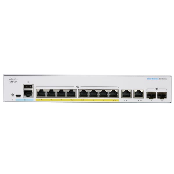 Cisco CBS350-8FP-2G-EU Switch main product photo