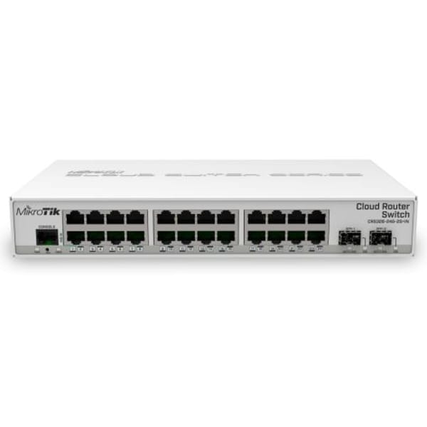 MikroTik 24x RJ45 1000Mb/s, 2x SFP+ Switch (CRS326-24G-2S+IN) main product photo