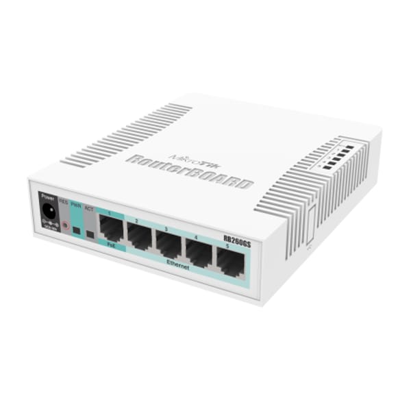 MikroTik CSS106-5G-1S Managed Switch main product photo