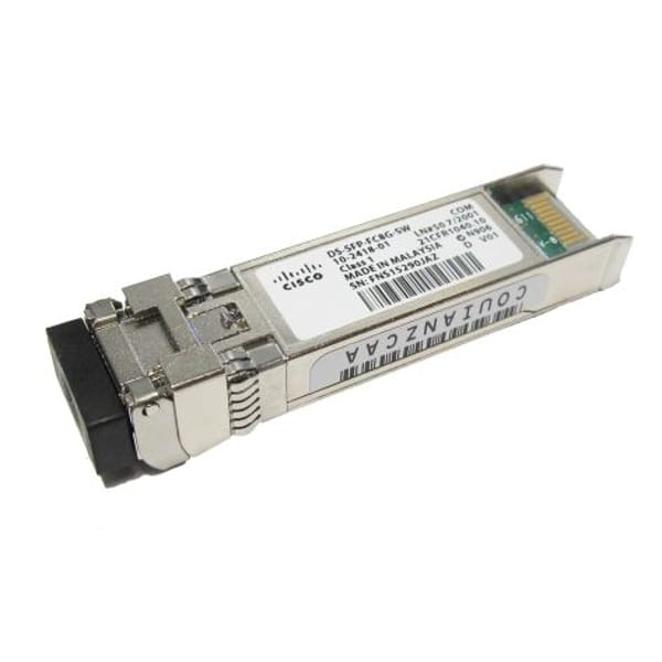 Cisco 8Gbps FC Short Wave SFP+ LC Transceiver Module (DS-SFP-FC8G-SW) main product photo