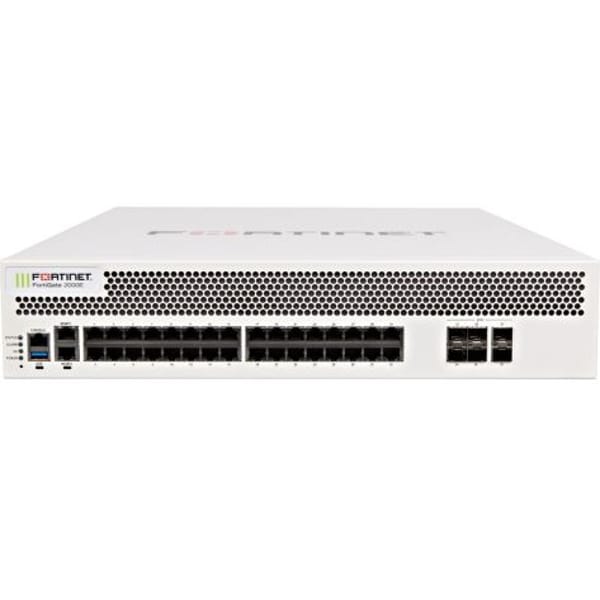 Fortinet FortiGate-2000E Firewall Hardware Plus 1 Year FortiCare Premium and FortiGuard UTP (FG-2000E-BDL-950-12) main product photo