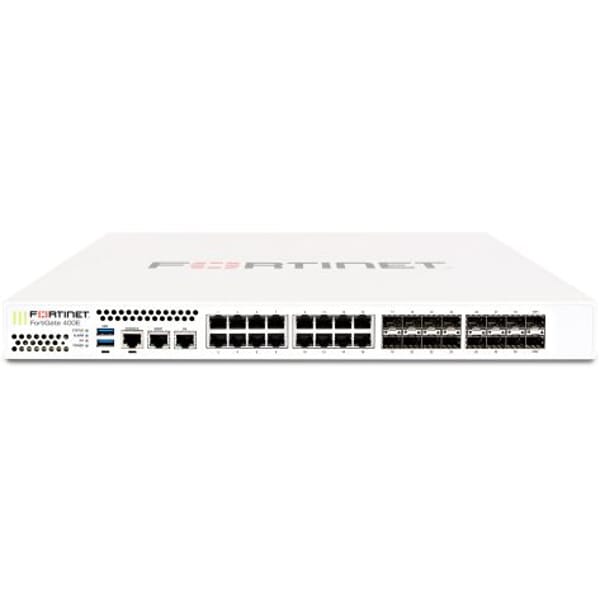 Fortinet FortiGate-400E Firewall Hardware Plus 5 Year FortiCare Premium and FortiGuard UTP (FG-400E-BDL-950-60) main product photo