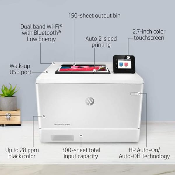HP Color LaserJet Pro M454dw Printer (W1Y45A) main product photo