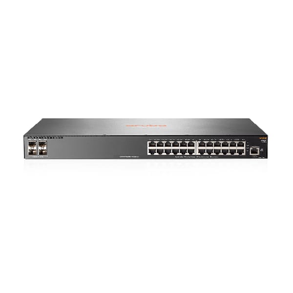 Aruba 2930F 24G PoE+ 4SFP+ TAA Switch (JL263A) main product photo