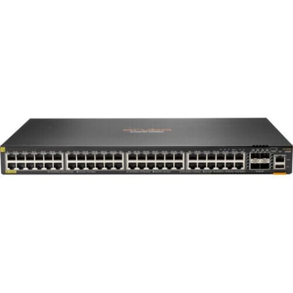 Aruba 6300F 48-port 1GbE CL4 PoE and 4-port SFP56 Switch (JL665A) main product photo