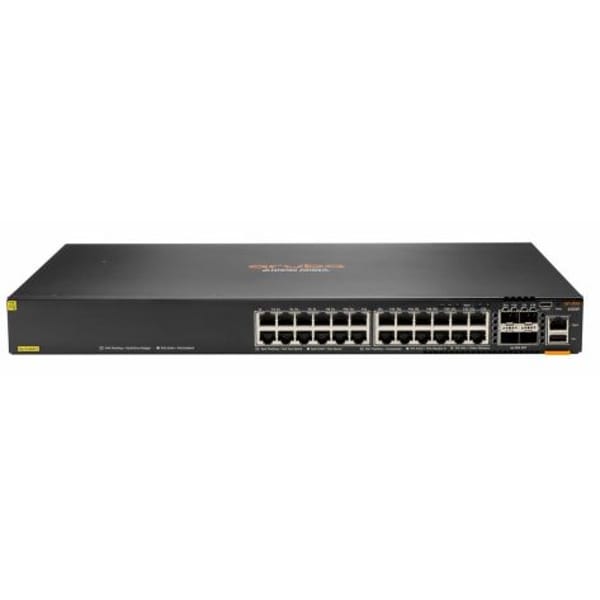 Aruba 6300F 24-port 1GbE CL4 PoE and 4-port SFP56 Switch (JL666A) main product photo