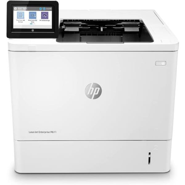 HP LaserJet Enterprise M611DN Printer main product photo