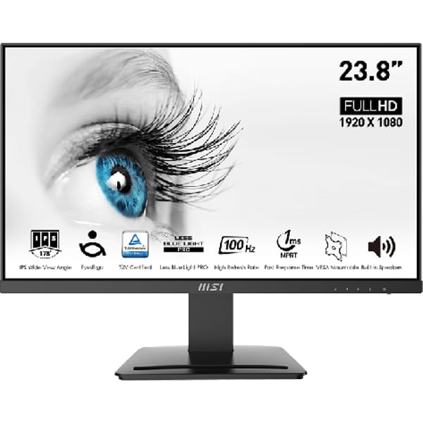 MSI Pro MP243X 23.8" FHD IPS 100Hz Gaming Monitor (MP243X - 9S6-3PB5CH-093) main product photo
