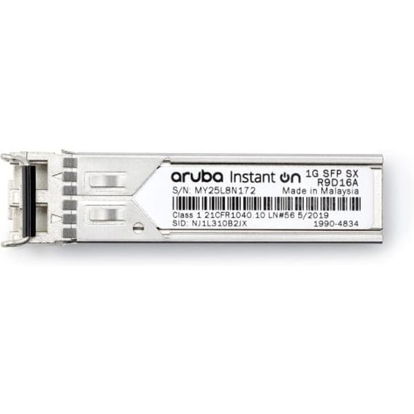 HPE Networking Instant On SFP Transceiver 1G (R9D16A) main product photo