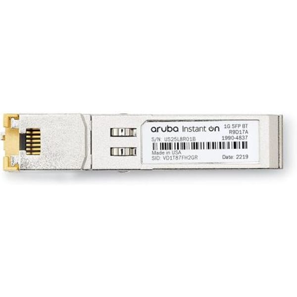 HPE Networking Instant On SFP Transceiver 1G (R9D17A) main product photo