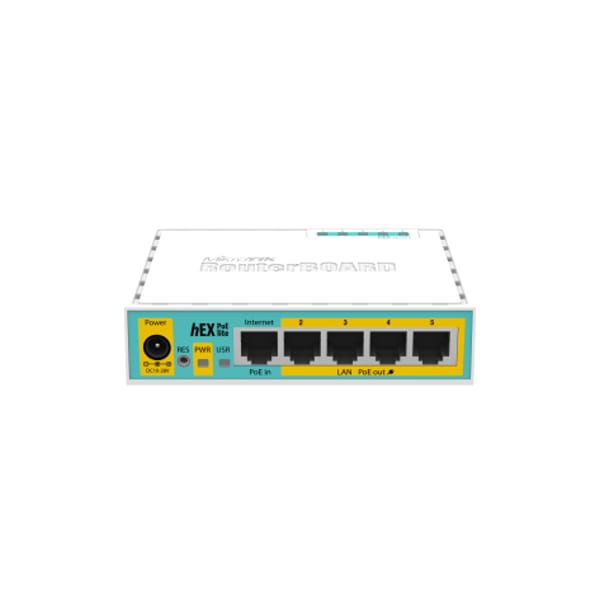 MikroTik RB750UPr2 (hEX PoE Lite) Router with PoE Support main product photo